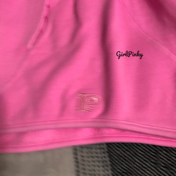 victoria secrets PINK CURVED HEM shorts outfit IN HOT PINK SIZE EXTRA LARGE - Picture 5 of 7